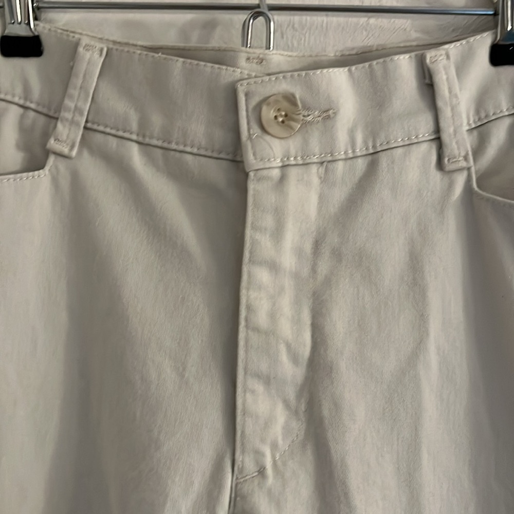 Sale! Lee Relaxed Straight Leg At the Waist Chinos, Size 10 Long, Beige/Tan - Picture 5 of 8